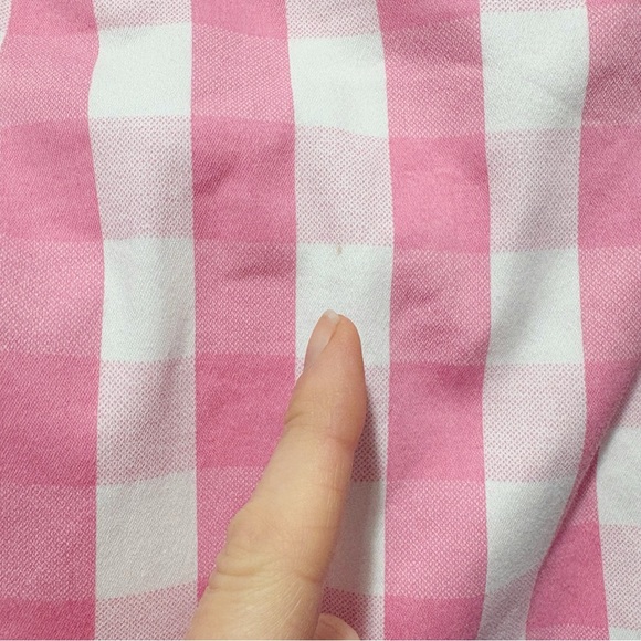 Vixen By Micheline Pitt Dream House Swing Dress Pink Gingham Size 3X Pockets - Picture 7 of 16